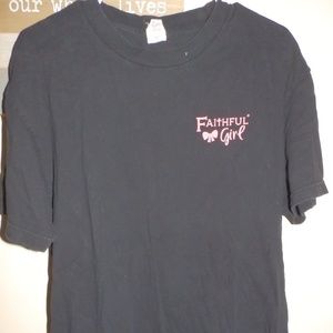 Faithful girl Black shirt